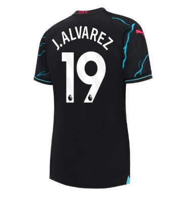 Manchester City Julian Alvarez #19 Replika Tredjetrøje Dame 2023-24 Kortærmet